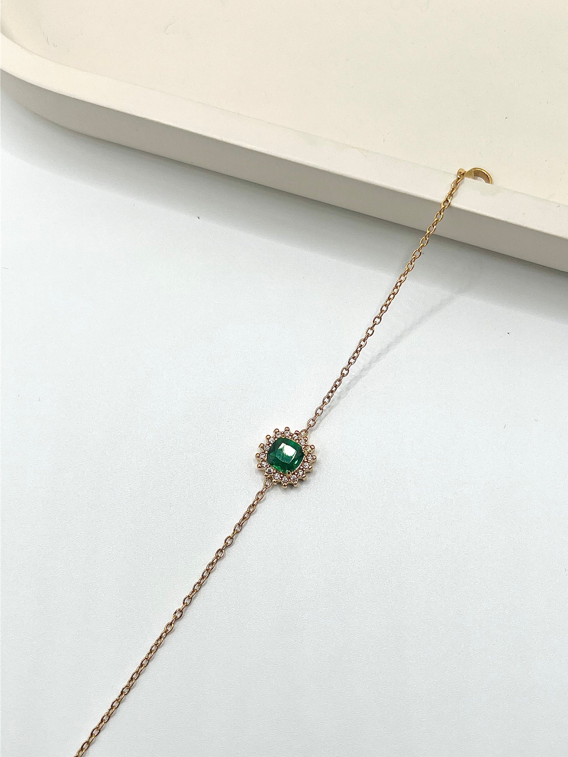 Bracelet émeraude